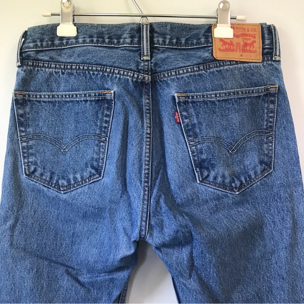 Levi’s 505 Regular Fit Men’s Denim Jeans - Picture 5 of 9